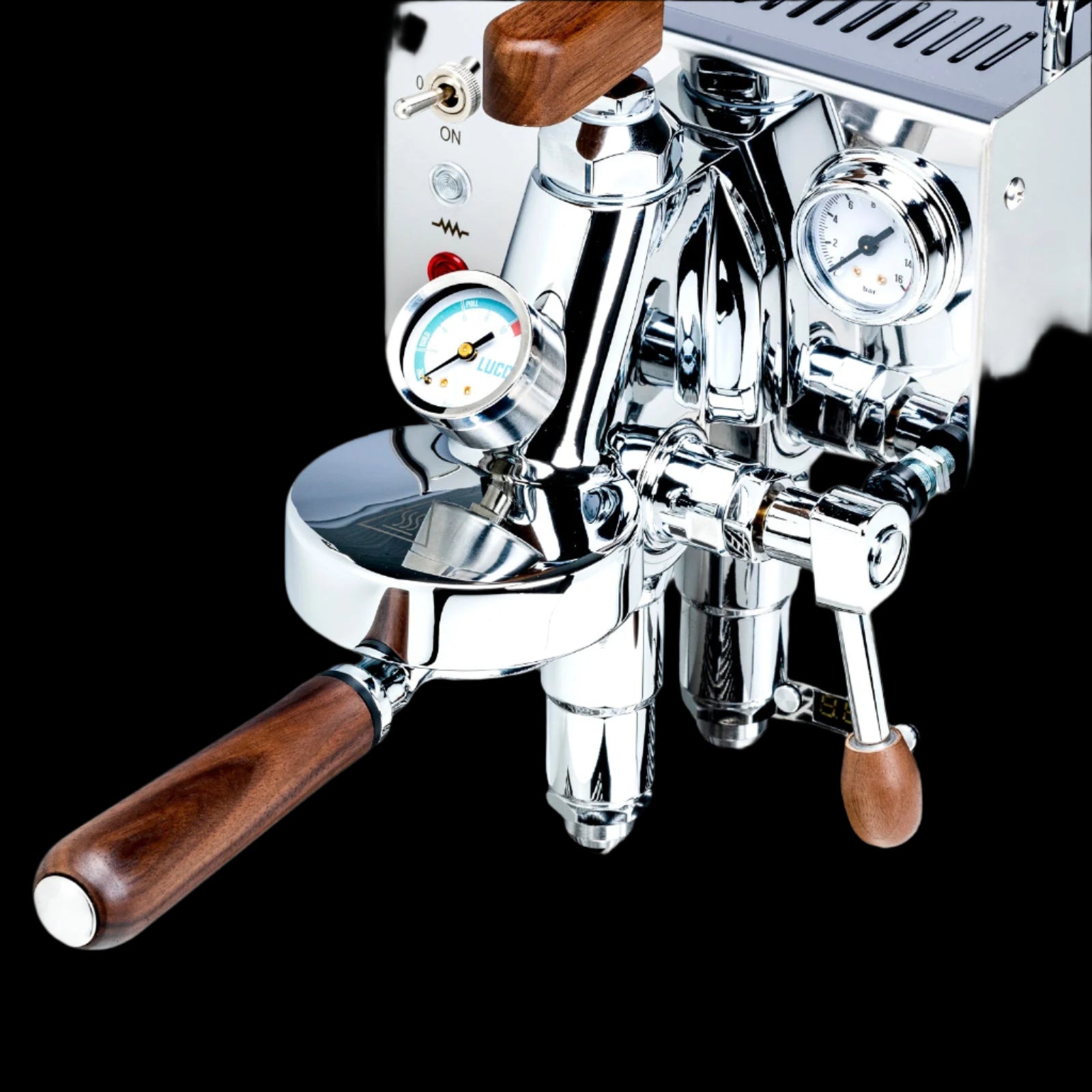 LUCCA Solo Espresso Machine with Flow Control